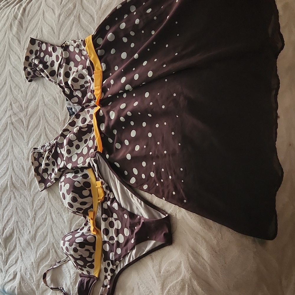 Bikini, size L, cover up, made in France, Lise Charmel